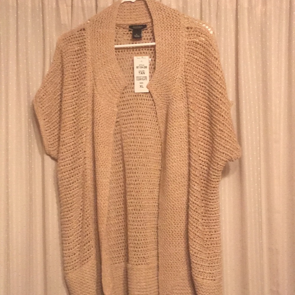 Peck and peck brand short sleeve cardigan.